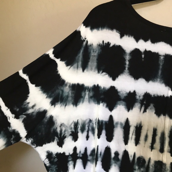 karen by karen kane tie dye tie front blouse Sz S - Picture 3 of 8